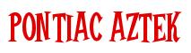 Rendering -Pontiac AZTEK - using Cooper Latin