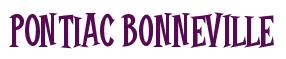 Rendering -Pontiac BONNEVILLE - using Cooper Latin