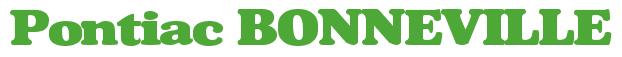 Rendering -Pontiac BONNEVILLE - using Broadside