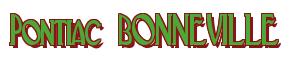 Rendering -Pontiac BONNEVILLE - using Deco