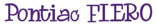 Rendering -Pontiac FIERO - using Whoa Whoa
