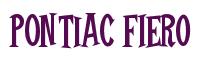 Rendering -Pontiac FIERO - using Cooper Latin