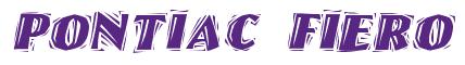 Rendering -Pontiac FIERO - using Cut Ragged