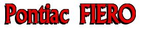 Rendering -Pontiac FIERO - using Flair