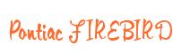 Rendering -Pontiac FIREBIRD - using Memo