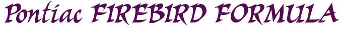 Rendering -Pontiac FIREBIRD FORMULA - using Braveheart