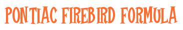 Rendering -Pontiac FIREBIRD FORMULA - using Cooper Latin