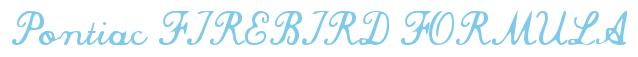 Rendering -Pontiac FIREBIRD FORMULA - using Commercial Script