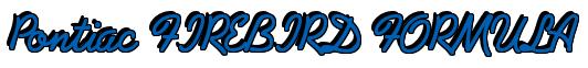 Rendering -Pontiac FIREBIRD FORMULA - using Grandam