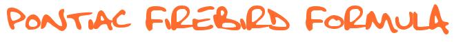 Rendering -Pontiac FIREBIRD FORMULA - using Fatboy Slim
