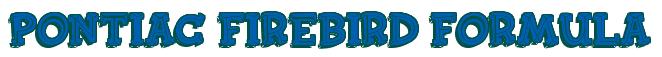 Rendering -Pontiac FIREBIRD FORMULA - using FinkBold