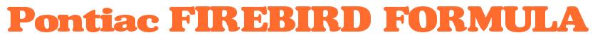 Rendering -Pontiac FIREBIRD FORMULA - using Broadside