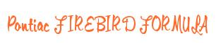 Rendering -Pontiac FIREBIRD FORMULA - using Memo