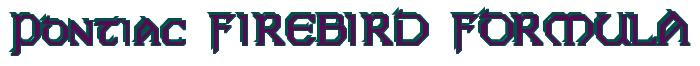 Rendering -Pontiac FIREBIRD FORMULA - using Norman Normal