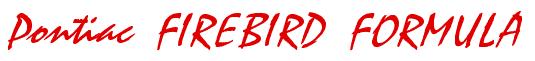 Rendering -Pontiac FIREBIRD FORMULA - using Staccato