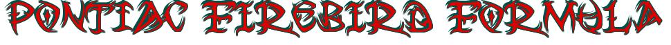 Rendering -Pontiac FIREBIRD FORMULA - using Tribal Wild