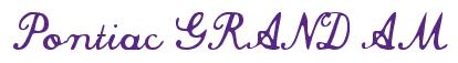 Rendering -Pontiac GRAND AM - using Commercial Script