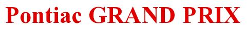 Rendering -Pontiac GRAND PRIX - using Times New Roman Bold