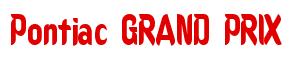 Rendering -Pontiac GRAND PRIX - using Callimarker