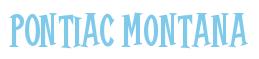 Rendering -Pontiac MONTANA - using Cooper Latin