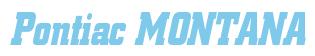 Rendering -Pontiac MONTANA - using Boroughs