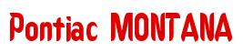 Rendering -Pontiac MONTANA - using Callimarker