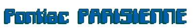 Rendering -Pontiac PARISIENNE - using Computer Font