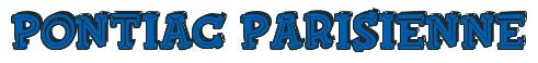 Rendering -Pontiac PARISIENNE - using FinkBold