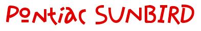Rendering -Pontiac SUNBIRD - using Amazon