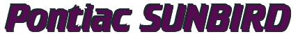Rendering -Pontiac SUNBIRD - using Cruiser