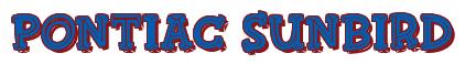 Rendering -Pontiac SUNBIRD - using FinkBold