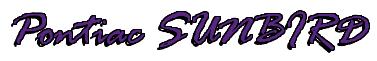 Rendering -Pontiac SUNBIRD - using Rage