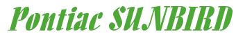 Rendering -Pontiac SUNBIRD - using Aloe