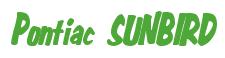Rendering -Pontiac SUNBIRD - using Big Nib