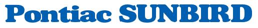 Rendering -Pontiac SUNBIRD - using Broadside