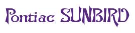 Rendering -Pontiac SUNBIRD - using Manchuria