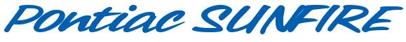 Rendering -Pontiac SUNFIRE - using Chicago Style