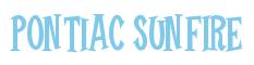 Rendering -Pontiac SUNFIRE - using Cooper Latin