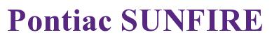 Rendering -Pontiac SUNFIRE - using Times New Roman Bold