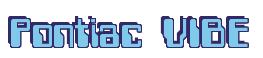 Rendering -Pontiac VIBE - using Computer Font