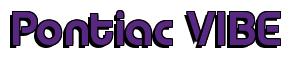 Rendering -Pontiac VIBE - using Charlet