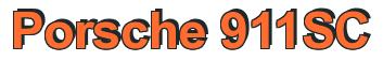 Rendering -Porsche 911SC - using Arial Bold