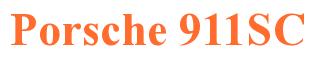 Rendering -Porsche 911SC - using Times New Roman Bold