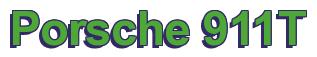 Rendering -Porsche 911T - using Arial Bold