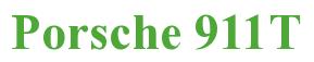 Rendering -Porsche 911T - using Times New Roman Bold