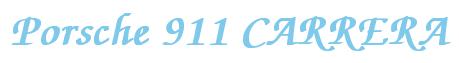 Rendering -Porsche 911 CARRERA - using Zapf Chancery