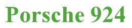 Rendering -Porsche 924 - using Times New Roman Bold