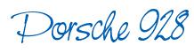 Rendering -Porsche 928 - using Neville Script