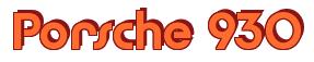 Rendering -Porsche 930 - using Charlet
