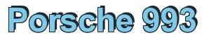 Rendering -Porsche 993 - using Arial Bold